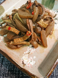 ぜんまいとこんにゃくの煮物-レシピのメイン写真
