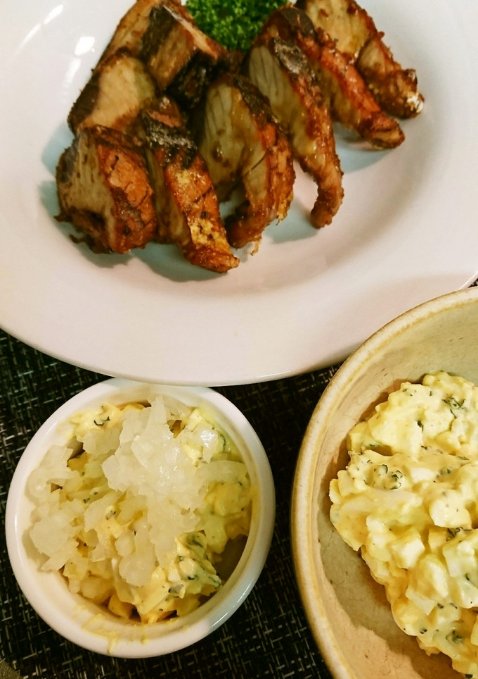 鰹たたきの竜田揚げ タルタルソース添え-レシピのメイン写真