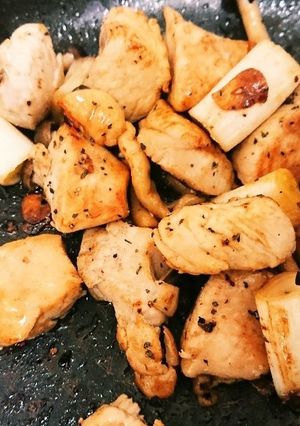 簡単！鶏肉炒め！(余り物消費レシピ)-レシピのメイン写真