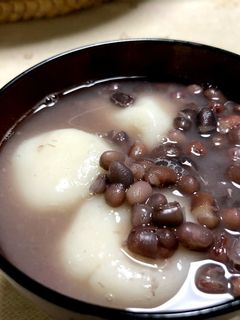 簡単!白玉ぜんざい!お子様と一緒に作ろう-レシピのメイン写真