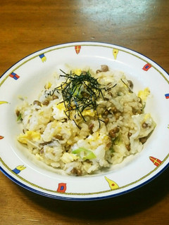 納豆と卵で❤なったま炒飯-レシピのメイン写真
