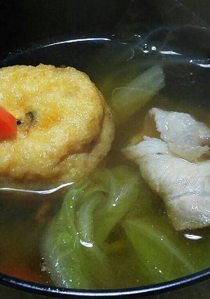 京風ミニがんもでおでん風ス~プ-レシピのメイン写真