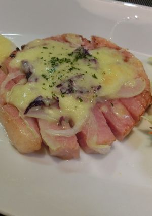 厚切りハムのチーズ焼きプラス・ワン！-レシピのメイン写真
