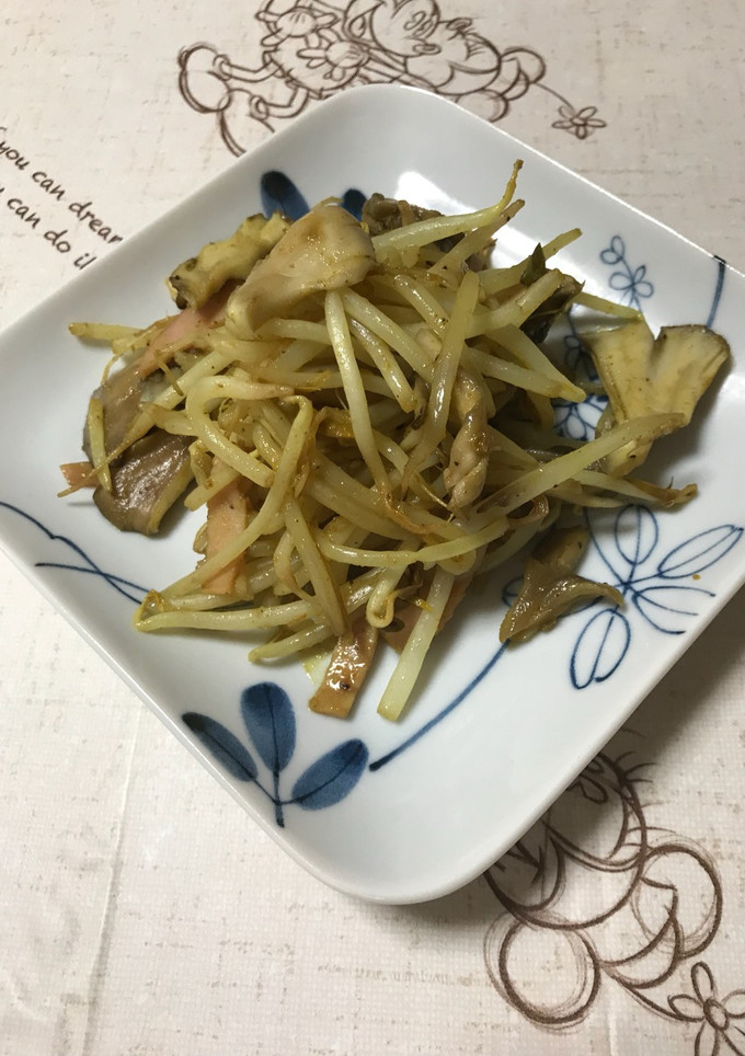 もやしと舞茸のカレー炒め-レシピのメイン写真