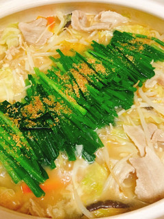 絶品!もつ鍋スープ*味噌仕立て(覚書)-レシピのメイン写真