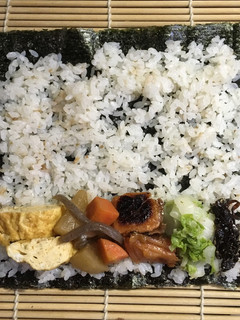 鮭の西京焼き弁当海苔巻き-レシピのメイン写真