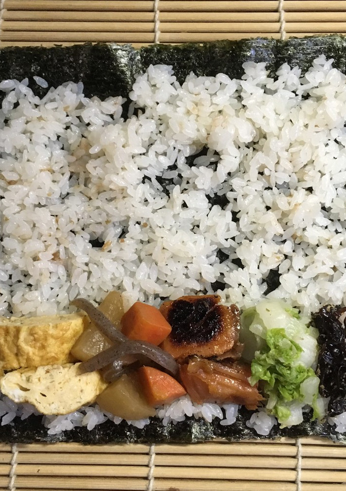 鮭の西京焼き弁当海苔巻き-レシピのメイン写真