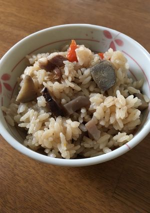 残った筑前煮で炊き込みご飯-レシピのメイン写真
