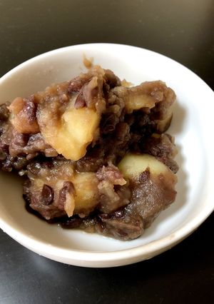 ジャガイモでいとこ煮-レシピのメイン写真