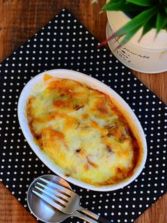 とろとろねぎとお餅の和風チーズ焼き-レシピのメイン写真