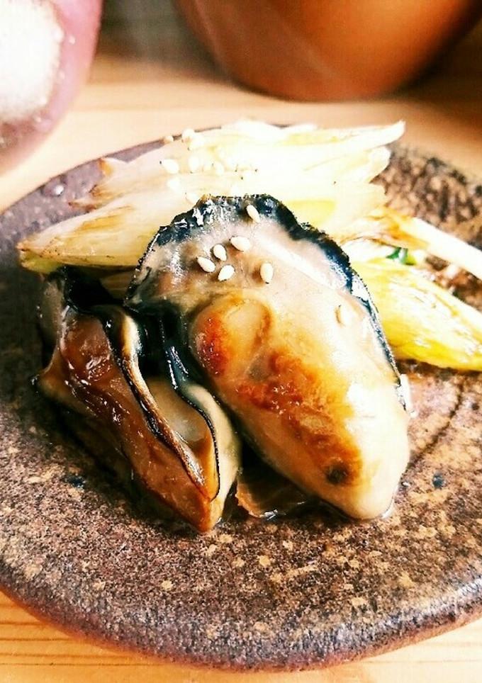 岩津ねぎと牡蠣のオイスター炒め-レシピのメイン写真