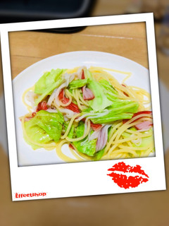カニかまパスタ٩( ᐛ )و-レシピのメイン写真