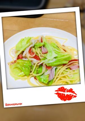 カニかまパスタ٩( ᐛ )و-レシピのメイン写真