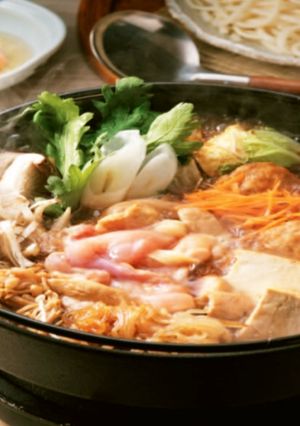 つみれとムネ肉のヘルシー鶏すき焼き-レシピのメイン写真