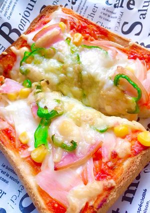 ピザトースト♬手作りソースでランチにも♬-レシピのメイン写真