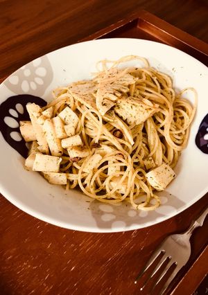 青のりとたけのこ和風パスタ-レシピのメイン写真