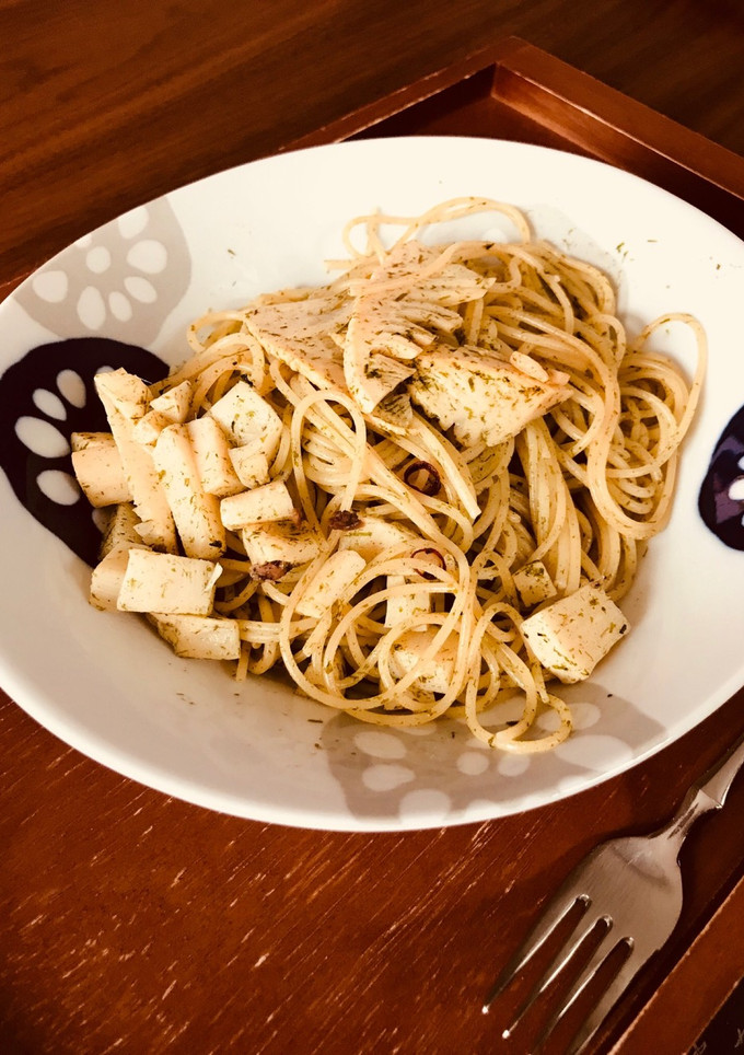 青のりとたけのこ和風パスタ-レシピのメイン写真