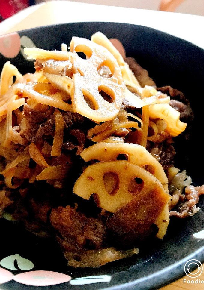 牛肉とれんこんのしぐれ煮-レシピのメイン写真