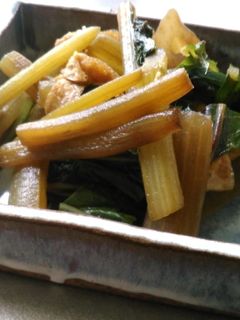 フキの炒め煮-レシピのメイン写真