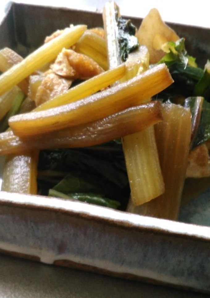 フキの炒め煮-レシピのメイン写真