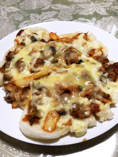 お餅ピザ-レシピのメイン写真