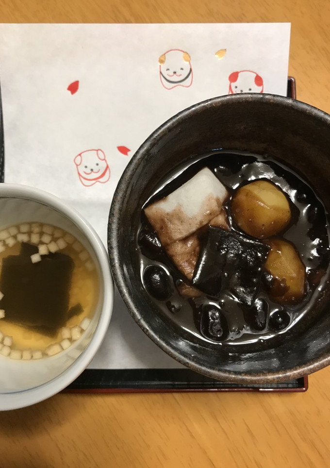 黒豆のおしるこ風-レシピのメイン写真