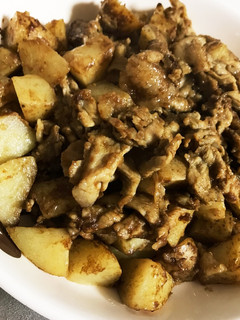じゃがいもと豚肉のカレー炒め-レシピのメイン写真