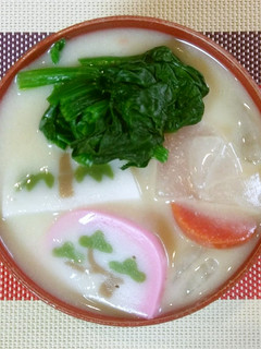白みそのお雑煮-レシピのメイン写真