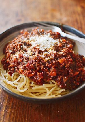 簡単★我が家の自家製ミートソースパスタ★-レシピのメイン写真