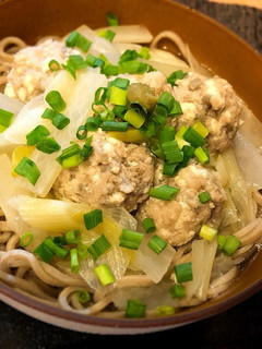 ごぼう入り鶏団子のお蕎麦-レシピのメイン写真