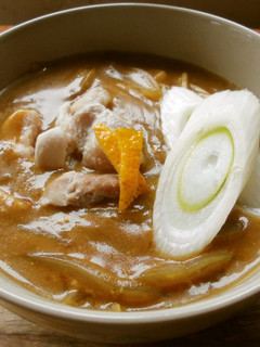 鶏&カレー南蛮そば♪-レシピのメイン写真