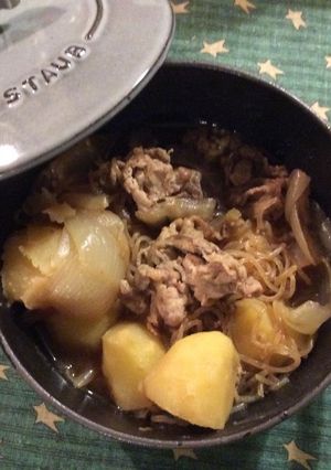 ストウブwa-nabeで肉じゃが-レシピのメイン写真