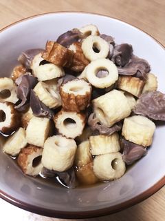 砂肝とちくわの煮物-レシピのメイン写真