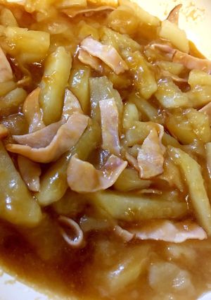 大量消費に！じゃがいもとハムのとろとろ煮-レシピのメイン写真