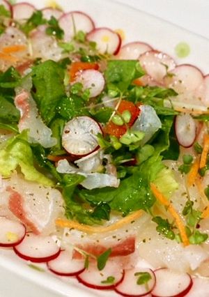 鯛とラディッシュのカルパッチョ-レシピのメイン写真