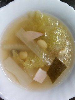 **大根や豆のあったかスープ**-レシピのメイン写真