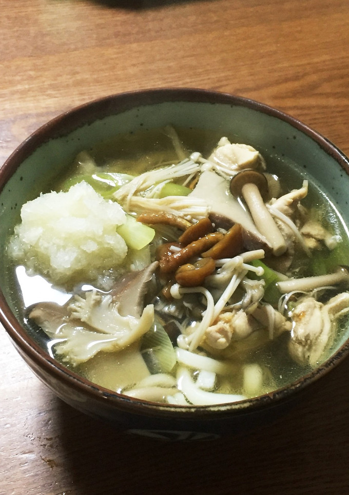 簡単 おろしきのこうどん-レシピのメイン写真