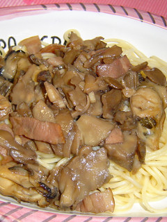 かきとベーコンときのこのスパゲティ-レシピのメイン写真