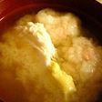 ふわふわ団子の味噌汁♪
