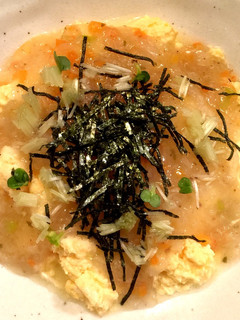 揚げ餅の餡で…餡かけ☆卵☆-レシピのメイン写真