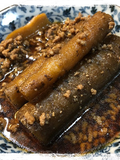 ごぼうと豚ひき肉の山椒煮-レシピのメイン写真