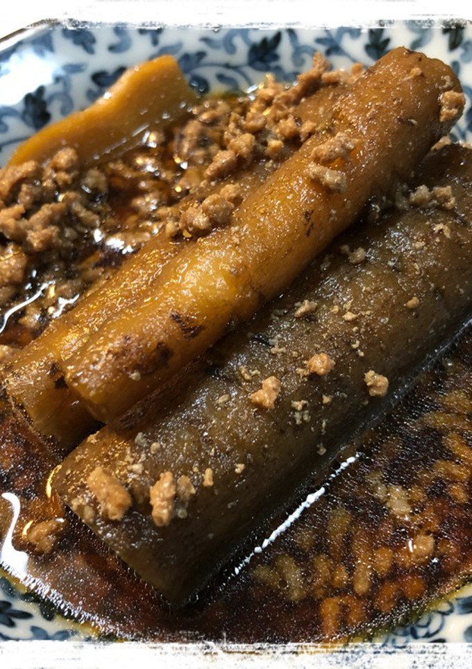 ごぼうと豚ひき肉の山椒煮-レシピのメイン写真