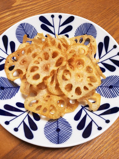 食べだしたら止まらない☆蓮根チップス-レシピのメイン写真