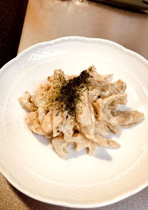 レンコンとゴボウの胡麻マヨ和え-レシピのメイン写真
