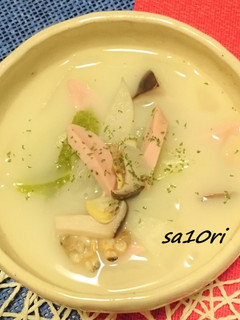 手軽!カブとアサリのクラムチャウダー風!-レシピのメイン写真