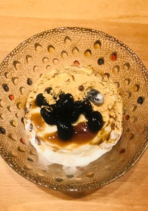 余った黒豆が大変身！黒蜜きなこアイス♡-レシピのメイン写真