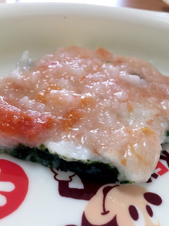 【離乳食初〜中期】ひな祭り♪菱餅風お粥-レシピのメイン写真