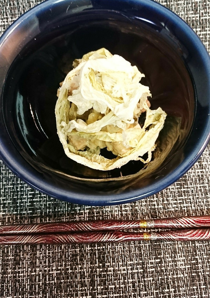 マグロのわさび漬けとおぼろ昆布和え-レシピのメイン写真