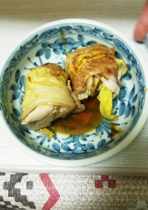 簡単、生姜が香る豚スライスの白菜巻き-レシピのメイン写真