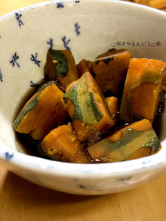 余った黒豆煮汁deかぼちゃ煮-レシピのメイン写真